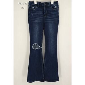 Vervet by Flying Monkey Bella High Rise Distressed Flare Jeans  Size 29